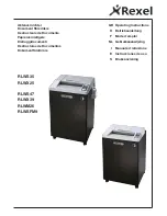 Rexel RLWM26 Operating Instructions Manual preview