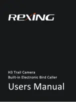 Предварительный просмотр 1 страницы Rexing H3 User Manual