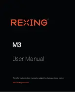 Preview for 1 page of Rexing M3 User Manual