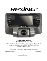 Rexing S300 User Manual preview