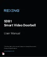 Rexing SDB1 User Manual preview