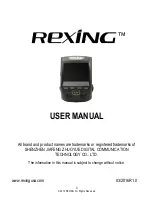 Rexing V1 User Manual preview