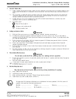 Preview for 1 page of Rexnord Omega Installation Instructions Manual