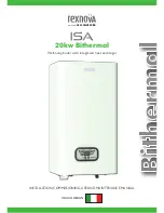 REXNOVA ISA 20 BITHERMAL Installation, Use And Maintenance Manual preview