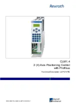 Предварительный просмотр 2 страницы Rexroth Indramat CLM1.4 Manual