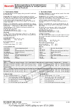 REXROTH ECS 10 Operating Instructions Manual preview