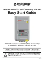 REXROTH EFC 5610 Series Easy Start Manual preview
