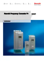 REXROTH Fv Series Instruction Manual preview