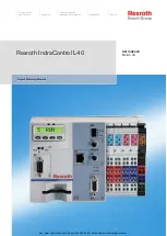 REXROTH IndraControl L40 Series Project Planning Manual preview