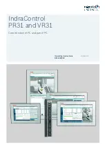 REXROTH IndraControl PR31 Operating Instructions Manual preview