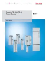 REXROTH RD 500 RD42 Operating Manual preview