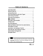 Preview for 1 page of Rextron EK-11S Manual