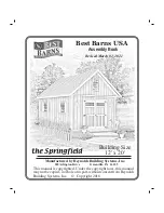 Reynolds Building Systems Best Barns Springfield Assembly Book preview