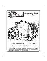 Предварительный просмотр 1 страницы Reynolds Building Systems EZ up Sheds Ashbury Assembly Book