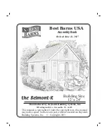 Reynolds Building Systems the Belmont-R Assembly Instructions Manual preview