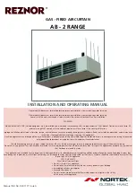 Preview for 1 page of Reznor AB-2 Series Installation And Operating Manual