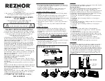 Reznor EBHB Instructions & Installation предпросмотр