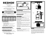 Предварительный просмотр 1 страницы Reznor EGW Series Instructions & Installation