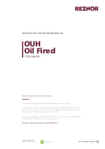 Reznor OUH 100 Installation And Operating Manual preview