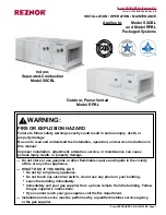 Preview for 1 page of Reznor RPBL 1050 Installation, Operation And Maintanance Manual