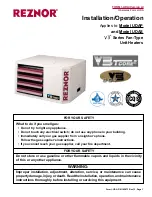 Preview for 1 page of Reznor UDAP Installation & Operation Manual