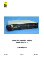 RF Central RFX-RMR Operator'S Manual preview