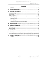 Preview for 2 page of RF Electronics RF-T860/24 Installation & Operation Manual