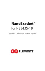 Preview for 1 page of RF Elements NanoBracket NBE-M5-19 Installation Instructions Manual