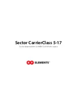 RF Elements Sector Carrier Class 5-17 Installation Manual preview