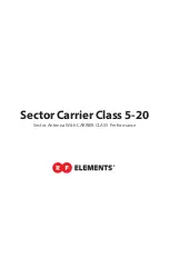 Preview for 1 page of RF Elements Sector Carrier Class 5-20 Manual