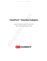 Preview for 1 page of RF Elements TP-ADAPTORR5AC-S-V2 Manual