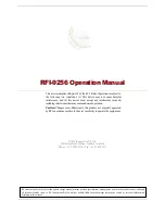 Preview for 3 page of RF Innovations RFI-9256 Operation Manual