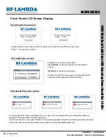 Preview for 9 page of RF-Lambda RAMP02G06GC Manual