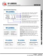 Предварительный просмотр 9 страницы RF-Lambda RAMP06G18GC Manual