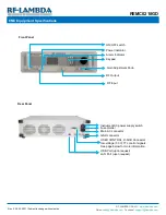 Preview for 3 page of RF-Lambda REMC0218GD Manual