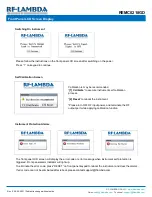 Preview for 4 page of RF-Lambda REMC0218GD Manual