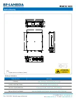 Preview for 7 page of RF-Lambda REMC0218GD Manual