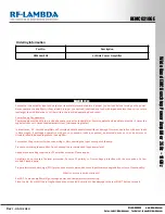 Preview for 3 page of RF-Lambda REMC0218GE Manual