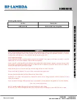 Preview for 3 page of RF-Lambda REMC08G11GE Manual