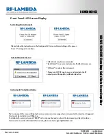 Preview for 6 page of RF-Lambda REMC08G11GE Manual