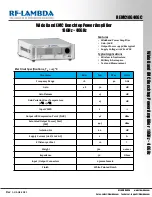 Preview for 1 page of RF-Lambda REMC18G40GC User Manual