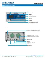 Предварительный просмотр 3 страницы RF-Lambda REMC26G40GF Manual