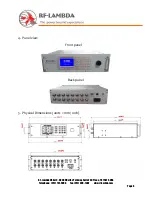 Предварительный просмотр 4 страницы RF-Lambda RFAS8810 Manual