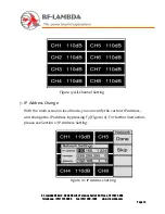 Предварительный просмотр 13 страницы RF-Lambda RFAS8810 Manual