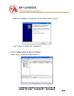Предварительный просмотр 17 страницы RF-Lambda RFAS8810 Manual
