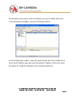 Предварительный просмотр 19 страницы RF-Lambda RFAS8810 Manual