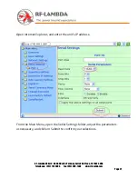 Предварительный просмотр 21 страницы RF-Lambda RFAS8810 Manual