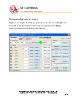 Предварительный просмотр 27 страницы RF-Lambda RFAS8810 Manual