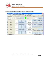 Предварительный просмотр 29 страницы RF-Lambda RFAS8810 Manual