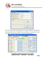 Предварительный просмотр 33 страницы RF-Lambda RFAS8810 Manual